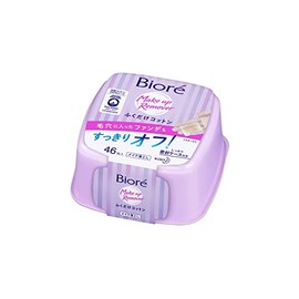 Biore Kao Makeup Removing Cotton Sheet Box, 46 Count