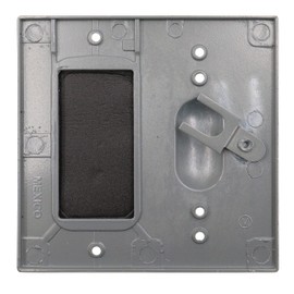 Thomas & Betts 628105 Weatherproof GFCI & Switch Plate 2-Gang