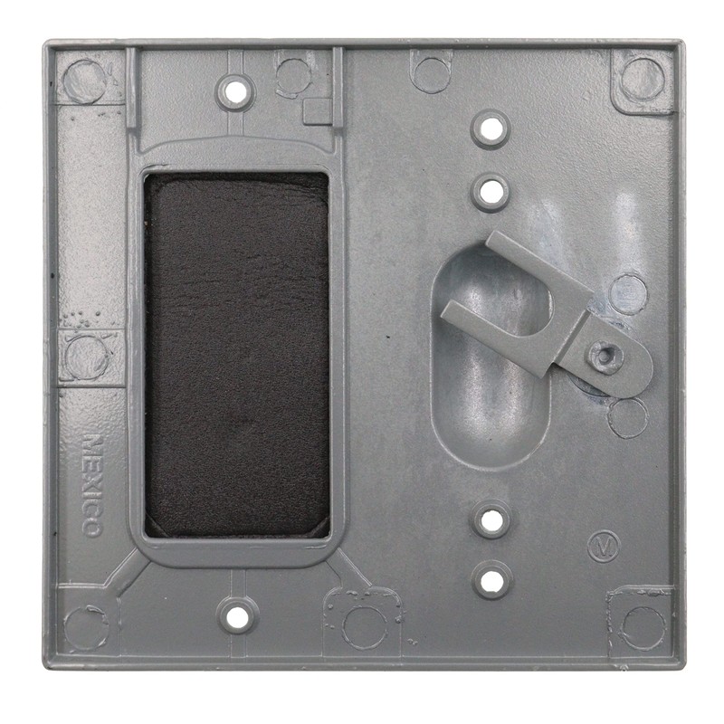 Thomas & Betts 628105 Weatherproof GFCI & Switch Plate 2-Gang