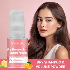 SECONDDAY Dry Shampoo, Natural Volumizing Dry Shampoo, Non-Aerosol & Talc-Free Formula for Fresh, Full Hair (1PCS)