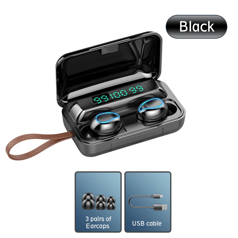 F9-5 True Wireless Headphones Bluetooth 5.0 Earphones with Mic Sports
