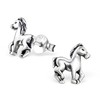 Horse Pony Stud Earrings 925 Sterling Silver