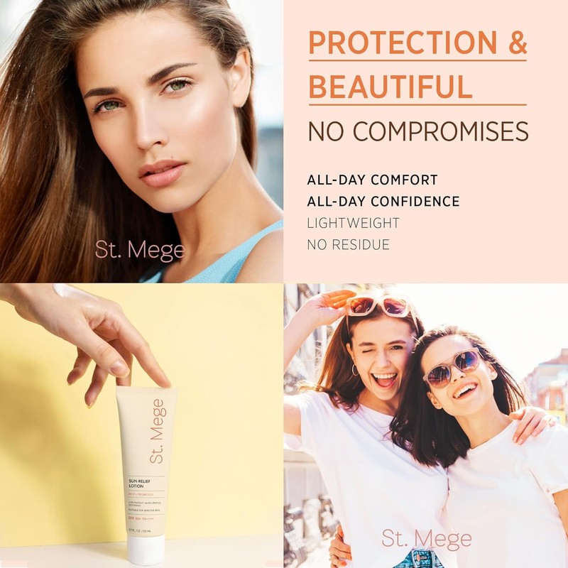 St. Mege Rice Korean Lightweight Sunscreen - Daily 50+ PA++++