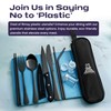 Taplord Portable Travel Silverware Set With Case, Includes 10 Pcs