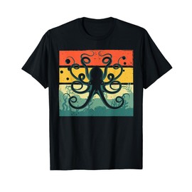 Cool Octopus Design For Men Women Kids Vintage Octopus Lover T-Shirt