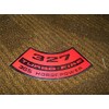 327 TURBO-FIRE TURBO FIRE 365HP AIR CLEANER DECAL