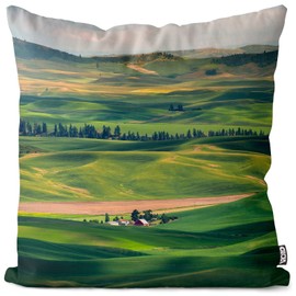 VOID Hügel Palouse Cushion Cover Sofa Cushion Decorative Outdoor Cushion Decorative Cushion Size: 60 x 60 cm