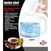 Better Chef Cordless Electric Glass Kettle | 7-Cup Borosilicate Glass