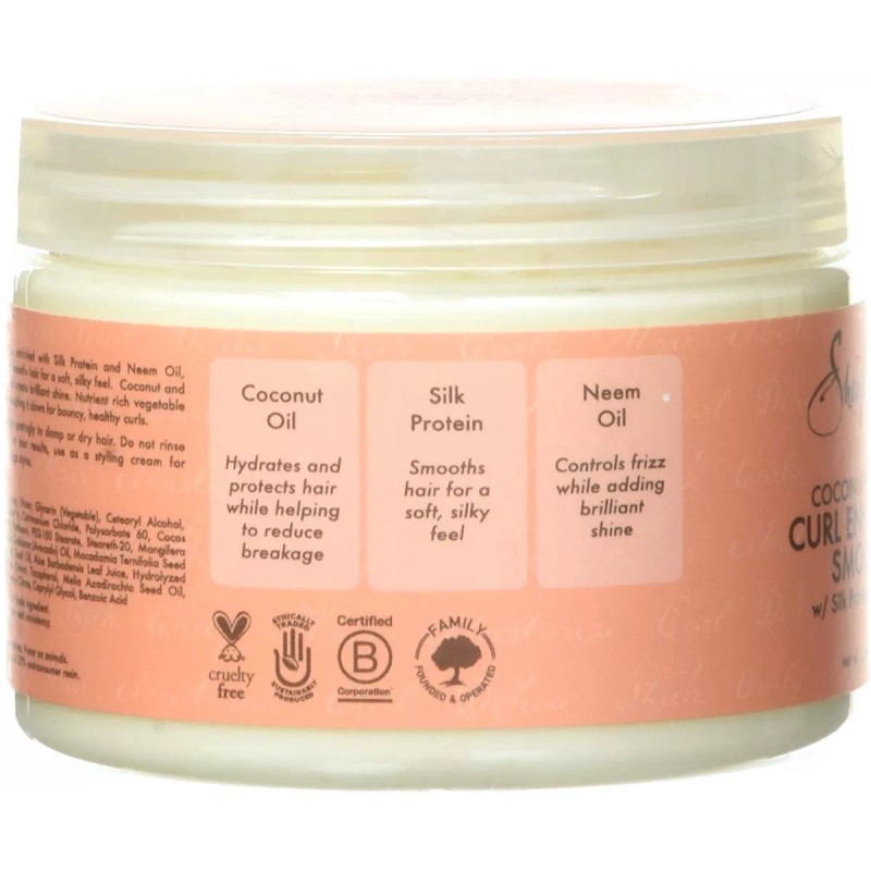 Shea Moisture Crema Peinar · Coconut Hibiscus Creación Rizos