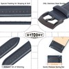 Ottoody Genuine Leather Replacement Watch Band, 0.71, 0.75, 0.79, 0.83,