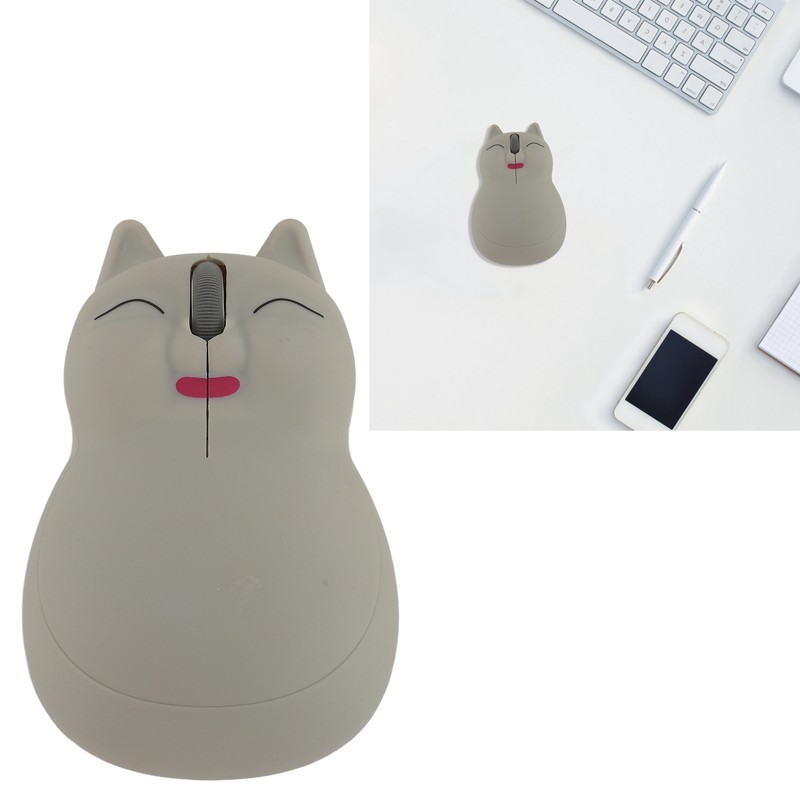 Cat Shape Wireless Mouse 2.4 GHz USB 1600 DPI Optical
