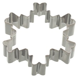 KitchenCraft Christmas Snowflake Cookie Cutter, Stainless Steel, 9 x 9 x 2.5 cm