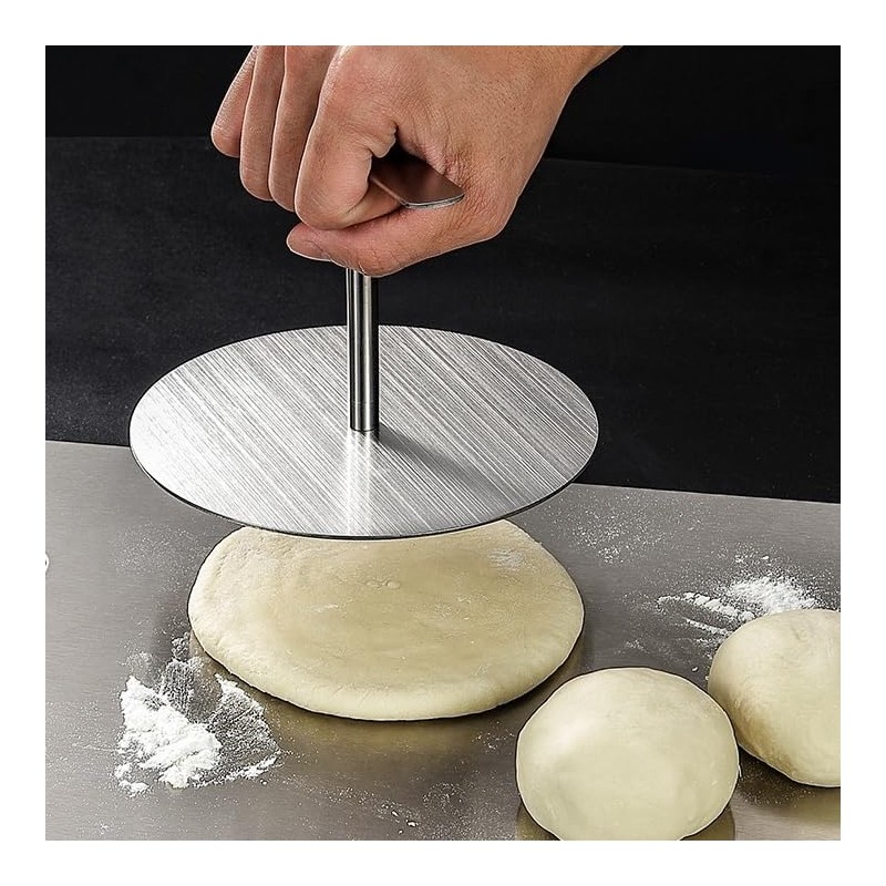 OBELGEOYA 7-Inch Stainless Steel Tortilla Press Maker – Manual Roti