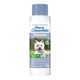 Perro Consentido - Shampoo Pelo Blanco, Matizante, Extracto de Coco, 500ml