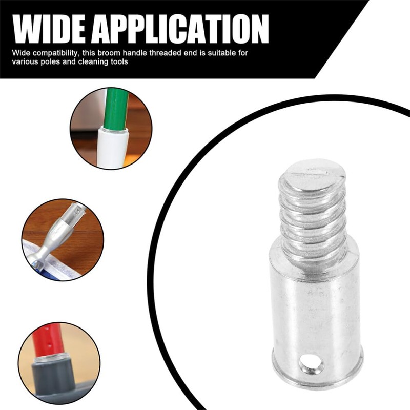 GLEAVI 2pcs Threaded Tip Replacement Threaded Tip Repair Kit Pole