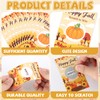 60 Pieces Fall Scratch Off Cards Stickers Thanksgiving Day Harvest