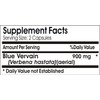 Blue Vervain 900mg ~ 90 Capsules - No Additives ~
