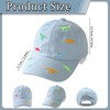 FveVqe Toddler Caps 2-3 Years, Kids Sun Hat, Adjustable Cotton