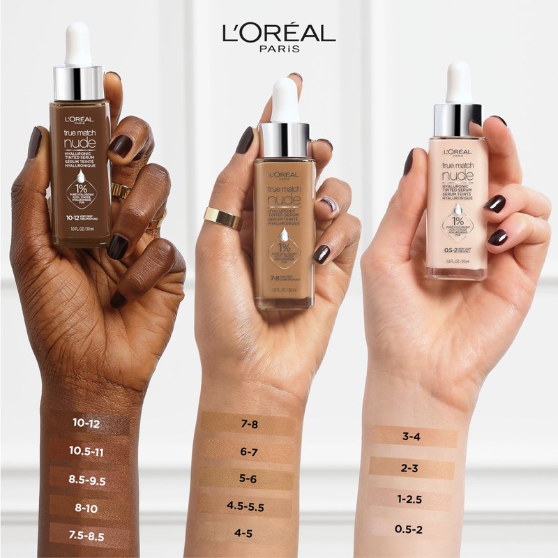 L'Oreal Paris True Match Nude Hyaluronic Tinted Serum Foundation with