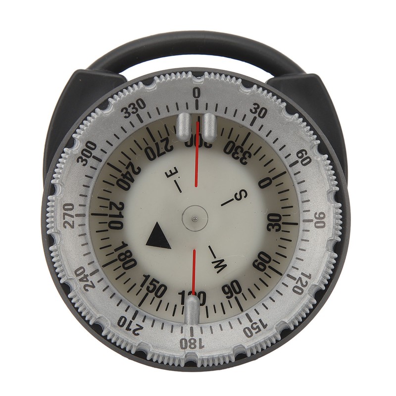 50M Underwater Diving Compass Luminous Magnetic Waterproof Pipe Clamp Diving
