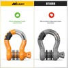 Nilight 2 Pack 3/4" D-Ring Shackle with 7/8" Screw Pin