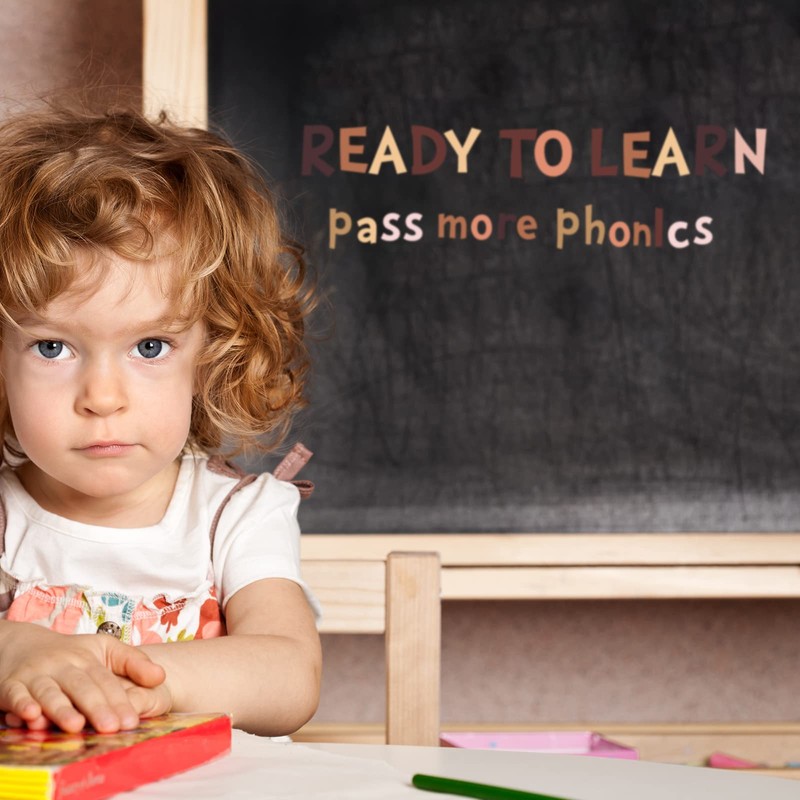 268 Pcs 5 Inch Colorful Bulletin Board Letters Combo Set,