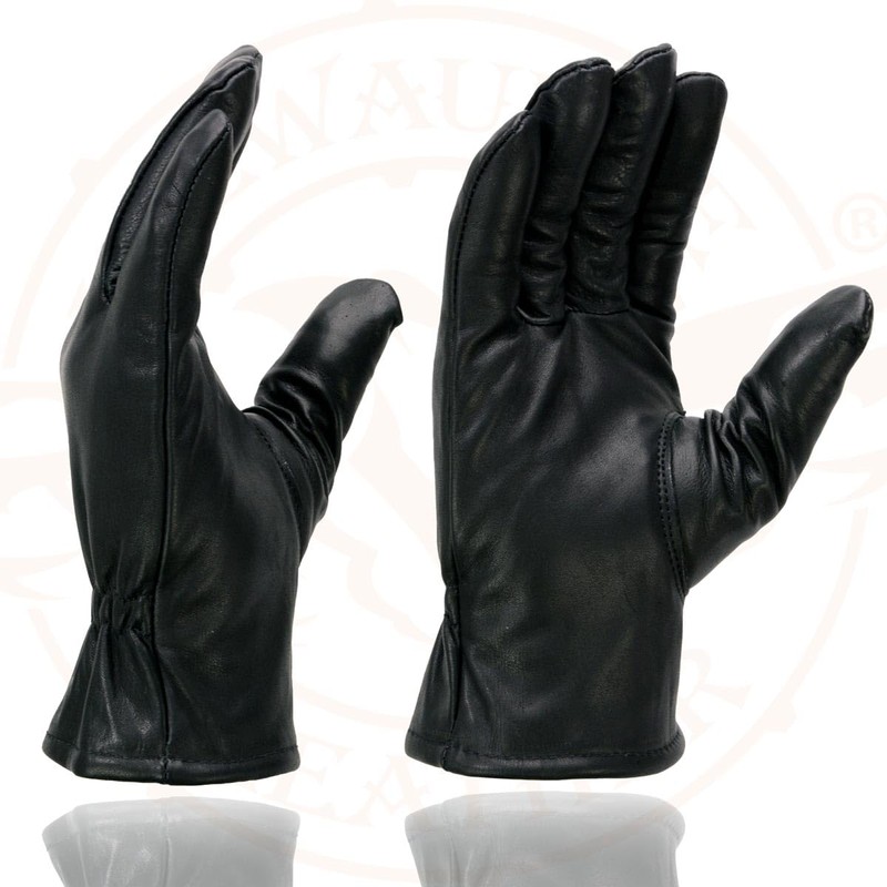 Milwaukee Leather SH734 Men's Black Thermal Lined Leather Motorcycle Hand