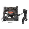 ARGBCaseCoolerFan, PWM Silent Computer Fan, High Performance ARGB Fan, 80mm