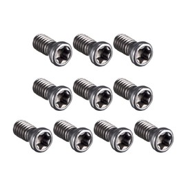 sourcing map M2.5x6mm Torx Screws for Replaces Carbide Insert CNC Lathe Tool 12.9 Grade Alloy Steel 10pcs