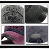 White Fang CA213 Men's Vintage Damaged Cap, Logo, Cool, Stylish,
