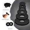MisFun Pack of 120 Rubber Washers, Rubber Flat Washers Set,