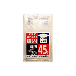 P – C pe-ru Garbage Bags with Clear, 45l, 30 Piece