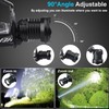 Aikertec Rechargeable LED Headlamp 100000 Lumen, Super Bright Head Lamp