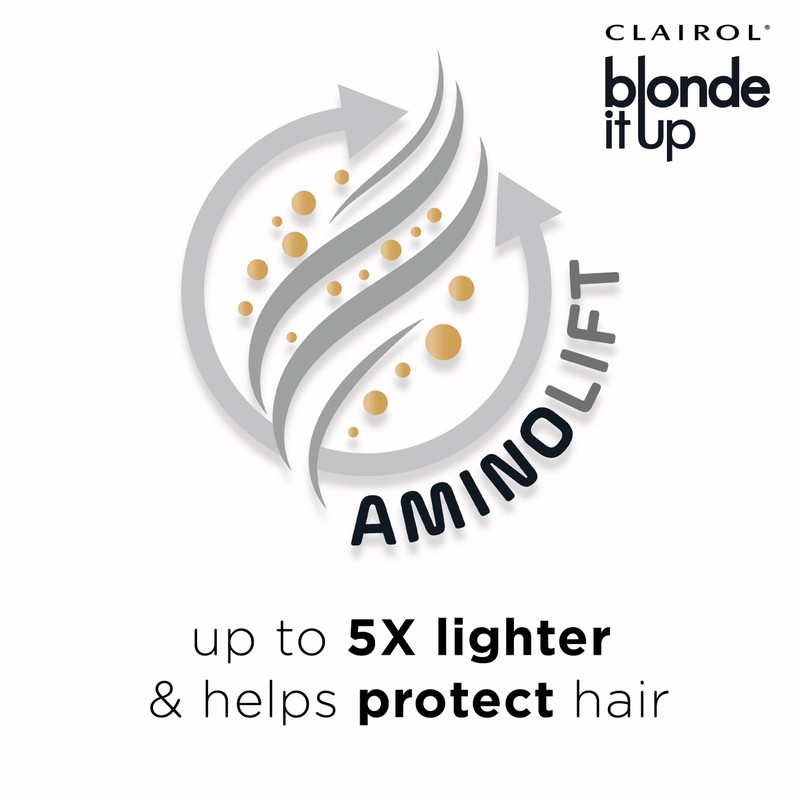 Clairol Blonde It Up Permanent Hair Dye, Platinum Blonde Hair