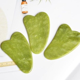 Natural Jade Meridian Face Calf Body Self Massage Gua Sha - Gua Sha (1209-4) / 천연옥 경락 페이스 종아리 바디 셀프 마사지 괄사 - 괄사(1209-4)