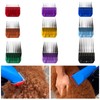 BSDLIET Universal Stainless Steel Attachment 9 Colors Guide Comb Set