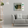 Washington Map Print - 14”x11” Canvas Wall Art Featuring Topographic