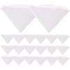 Artibetter 100pcs Coffee Filter Paper Espresso Filters Cones Coffee Paper