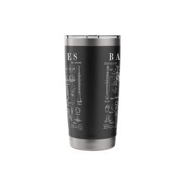 Bagpipes Bagpiper Bagpipe Player Vintage Patent Musician Stainless Steel Insulated Tumbler