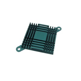 37mm x 37mm x 6mm Heat Sink Top Mount w/ Ear Screw - Green