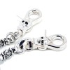 Double K Heavy Strong Biker Skull Key Jean Wallet Chain