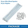 A ABSOPRO 36 Set 14G Bicycle Spokes 165mm Bike Wheel