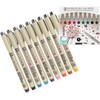 Pigma MICRON Sakura 05th Set with 9 Colours and 1