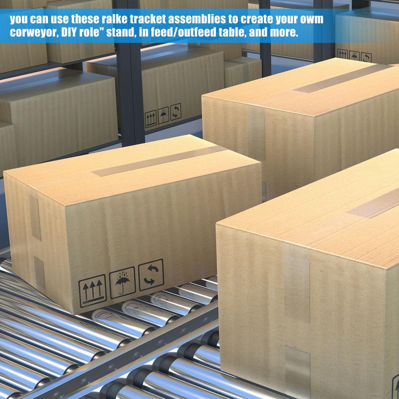 Therwen Boat Trailer Roller with Bracket Set 1.5" Diameter Conveyor