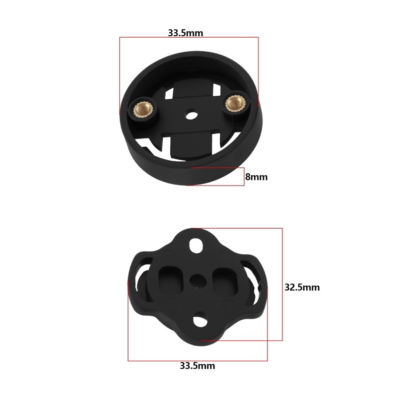 Briny River Bike Mount Set with Quarter Turn Bicycle Mount
