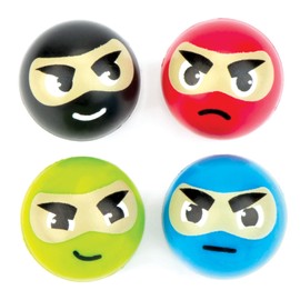 Baker Ross Palline Rimbalzine Ninja (pacco da 8)