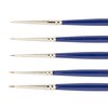Modelcraft Ultra-Fine Detail Brush Set, Blue, (10/0, 20/0, 30/0, 40/0,