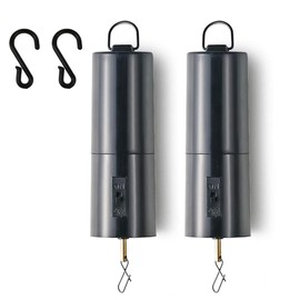 Wind Spinner Disco Ball Motor, Rotating Mobile Whirligigs Kinetic Outdoor with Battery, Mirror Ceiling Hanging for Yard Chime Wind Socks(2PCS)