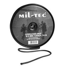 Mil-Tec h Unisex - Adult Commando Rope-15942002-005 Commando Rope, Black, One Size