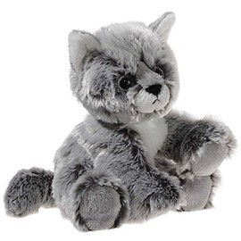 Heunec 20 cm Glitter-Kitty Baby Cat Plush Toy (Grey)